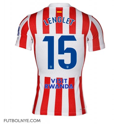 Camiseta Atletico Madrid Clement Lenglet #15 Primera Equipación 2025-26 manga corta Camiseta Atletico Madrid Clement Lenglet #15 Primera Equipación 2025-26 manga corta